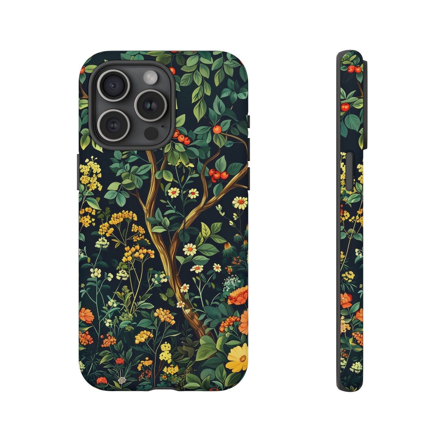 Floral Phone Case - Tough Cases, Colorful Nature Design, Gift for Flower Lovers, Phone Accessory, Unique Cell Phone Cover