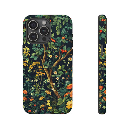Floral Phone Case - Tough Cases, Colorful Nature Design, Gift for Flower Lovers, Phone Accessory, Unique Cell Phone Cover