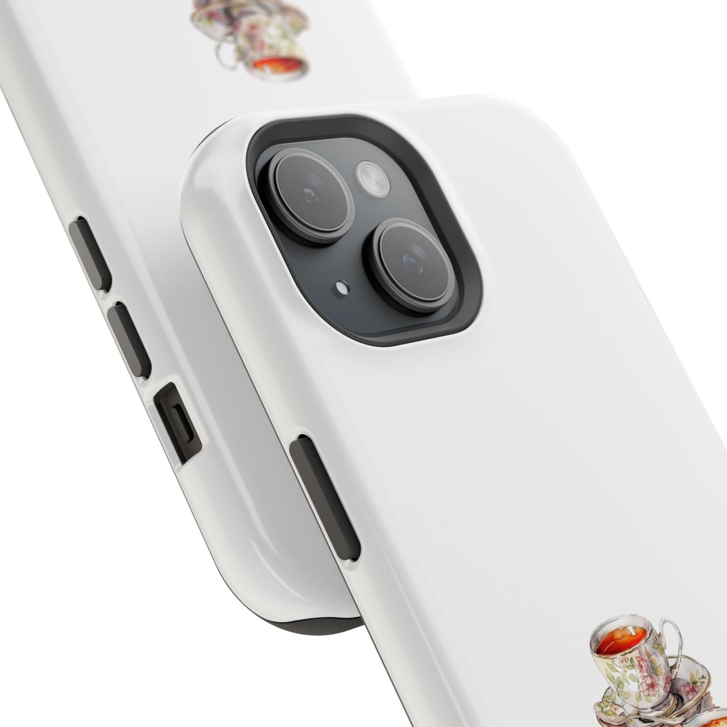 Charming Magnetic Tough Cases - Unique Art Phone Covers, Gift for Tea Lovers, Cute Phone Accessories, Stylish Tech Gifts