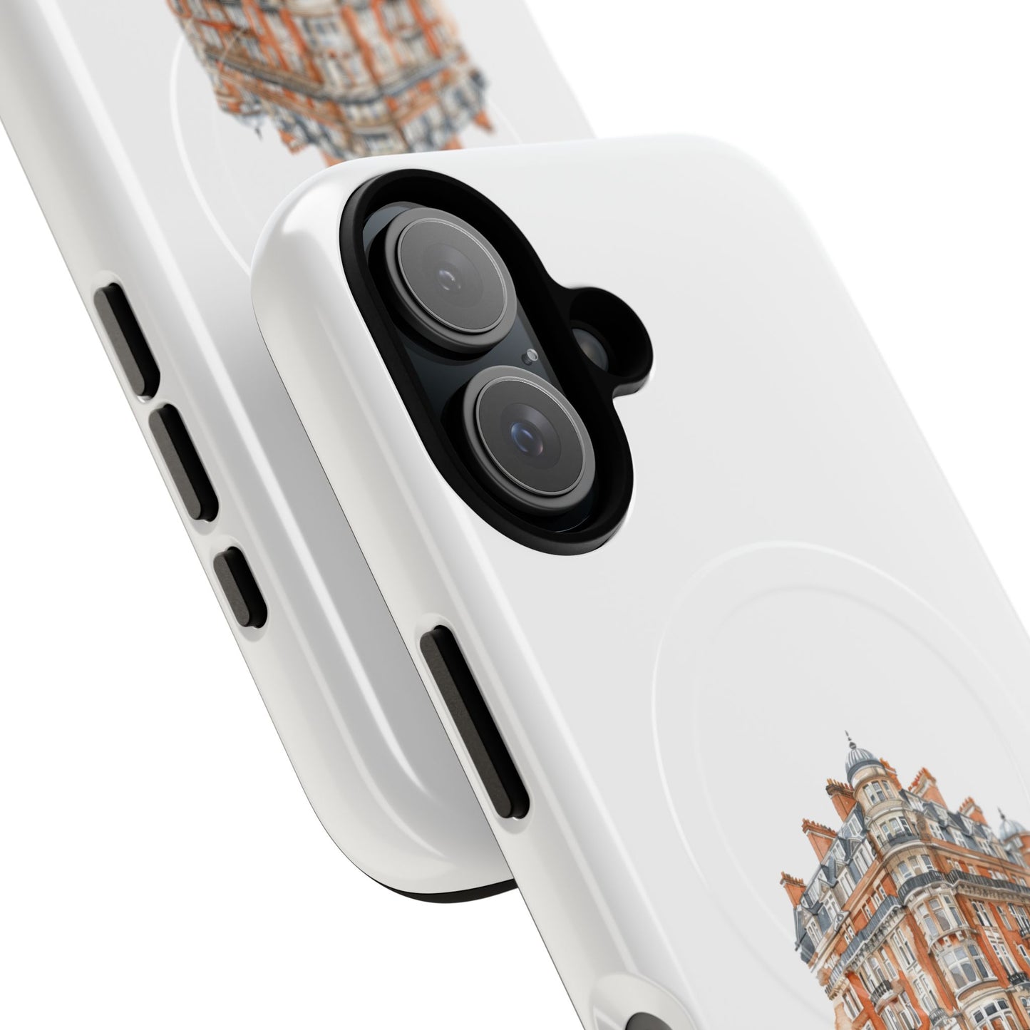 Elegant Tough Magnetic Case with Urban Design, Phone Case, Smartphone Protector, Gift for Her, Unique Tech Accessories