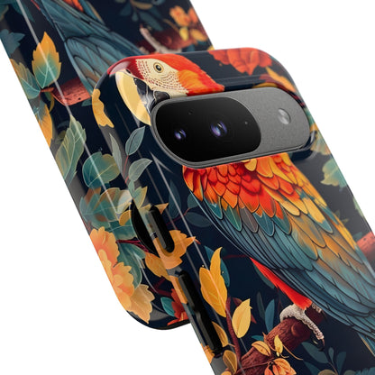 Vibrant Parrot Phone Case - Tough, Stylish, Nature-Inspired, Tropical, Wildlife, Perfect Gift, Summer Vibes