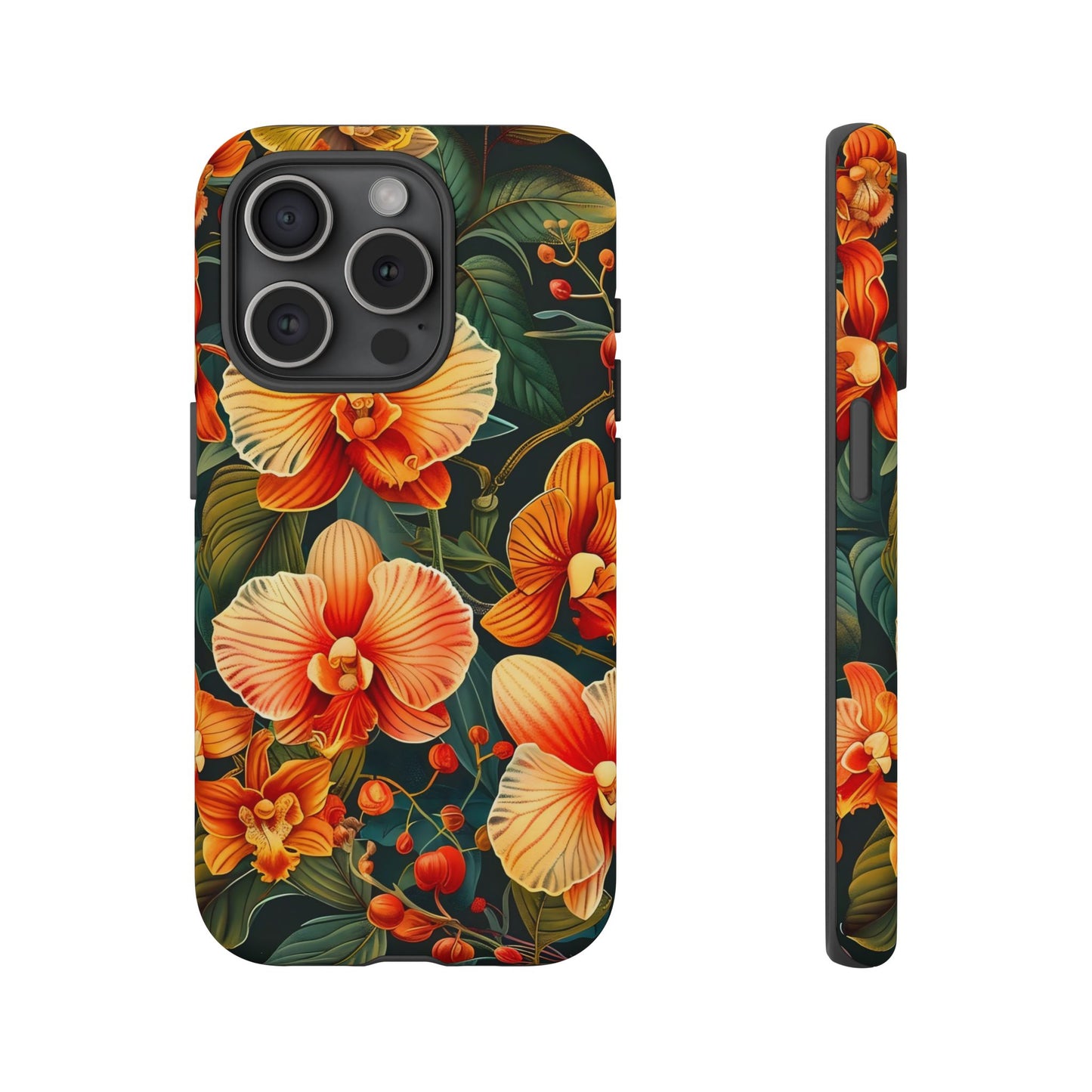 Floral Phone Case - Tough Cases, Protective Cover, Gift for Her, Smartphone Accessory, Floral Design, Nature-Inspired