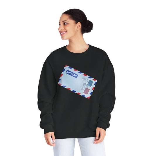 Unisex NuBlend® Crewneck Sweatshirt - Vintage British Air Mail - Classic Postal Design