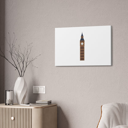 Big Ben Canvas Wall Art, Modern Home Decor, London Decor, Gift for Travel Lovers, Office Wall Art, Minimalist Art Print
