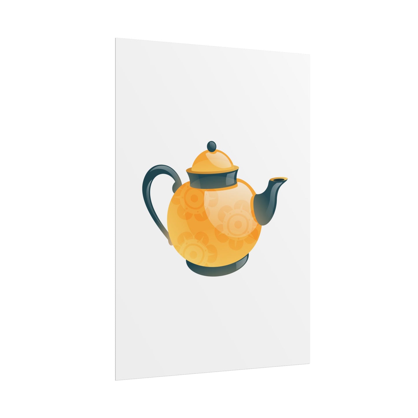 Vintage Tea Pot Rolled Posters