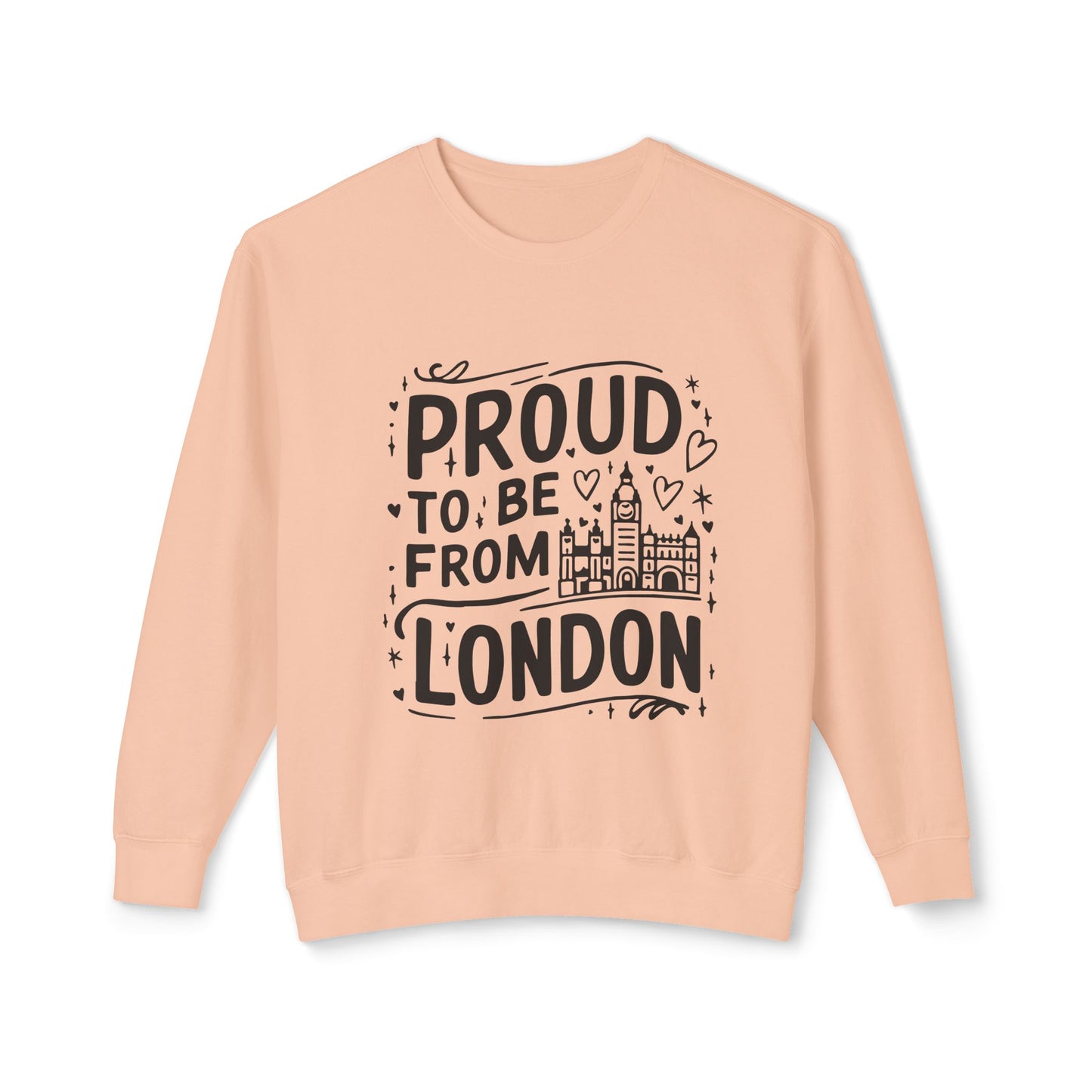 Unisex Lightweight Crewneck Sweatshirt - Proud To be From London