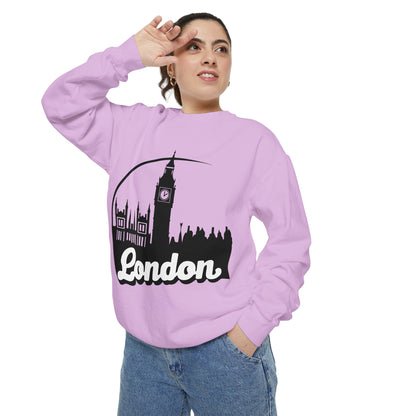 Unisex Garment-Dyed Sweatshirt - Cozy London