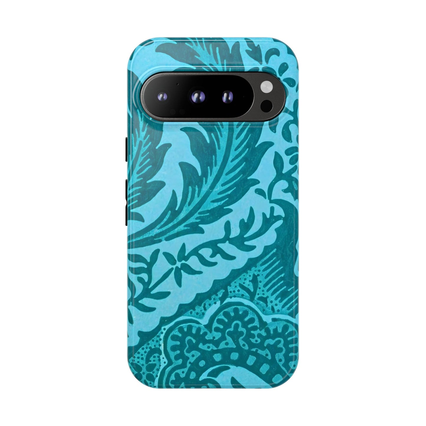 Protective Phone Case with Elegant Teal Design, Tough Cases, Floral Phone Cover, Stylish Smartphone Protection, Gifts for Her, Trendy [...]