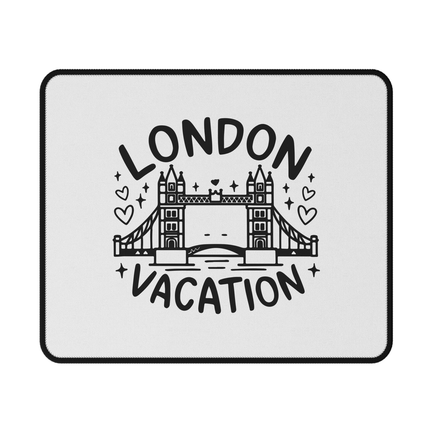 London Vacation Non-Slip Gaming Mouse Pad, Gamer Gift, Desk Decor, Travel Enthusiast, Office Accessory, Unique Design