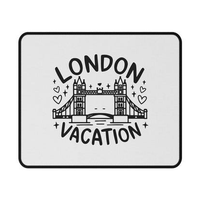 London Vacation Non-Slip Gaming Mouse Pad, Gamer Gift, Desk Decor, Travel Enthusiast, Office Accessory, Unique Design