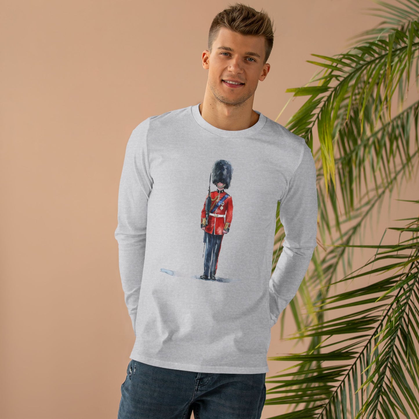 Men’s Base Longsleeve Tee - Red Jacket - Bodmin Keep: Cornwall's Army Museum