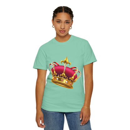 Unisex Garment-Dyed T-shirt - British Royal Crown