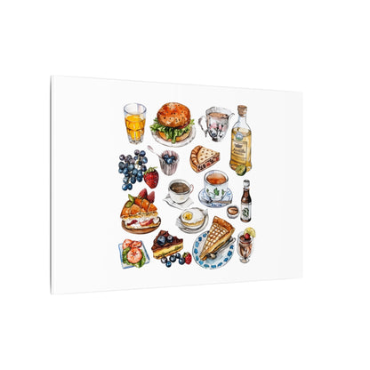 Breakfast Feast Canvas Print, Food Art, Kitchen Decor, Gifting for Food Lovers, Brunch Vibes, Wall Art