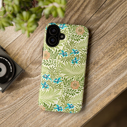 Tough Cases Phone Case, Botanical Print Phone Cover, Floral Smartphone Accessory, Nature-Inspired Tech Gear, Gift for Plant Lovers