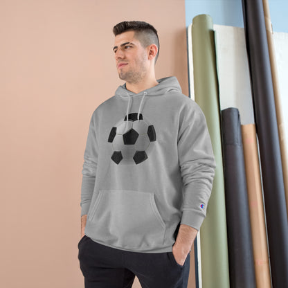 Dynamic Football Design - Sports Passion and Energeic Champion Hoodie