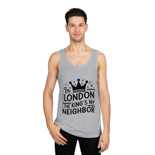 Unisex Softstyle™ Tank Top - In London the King is my Neighbour