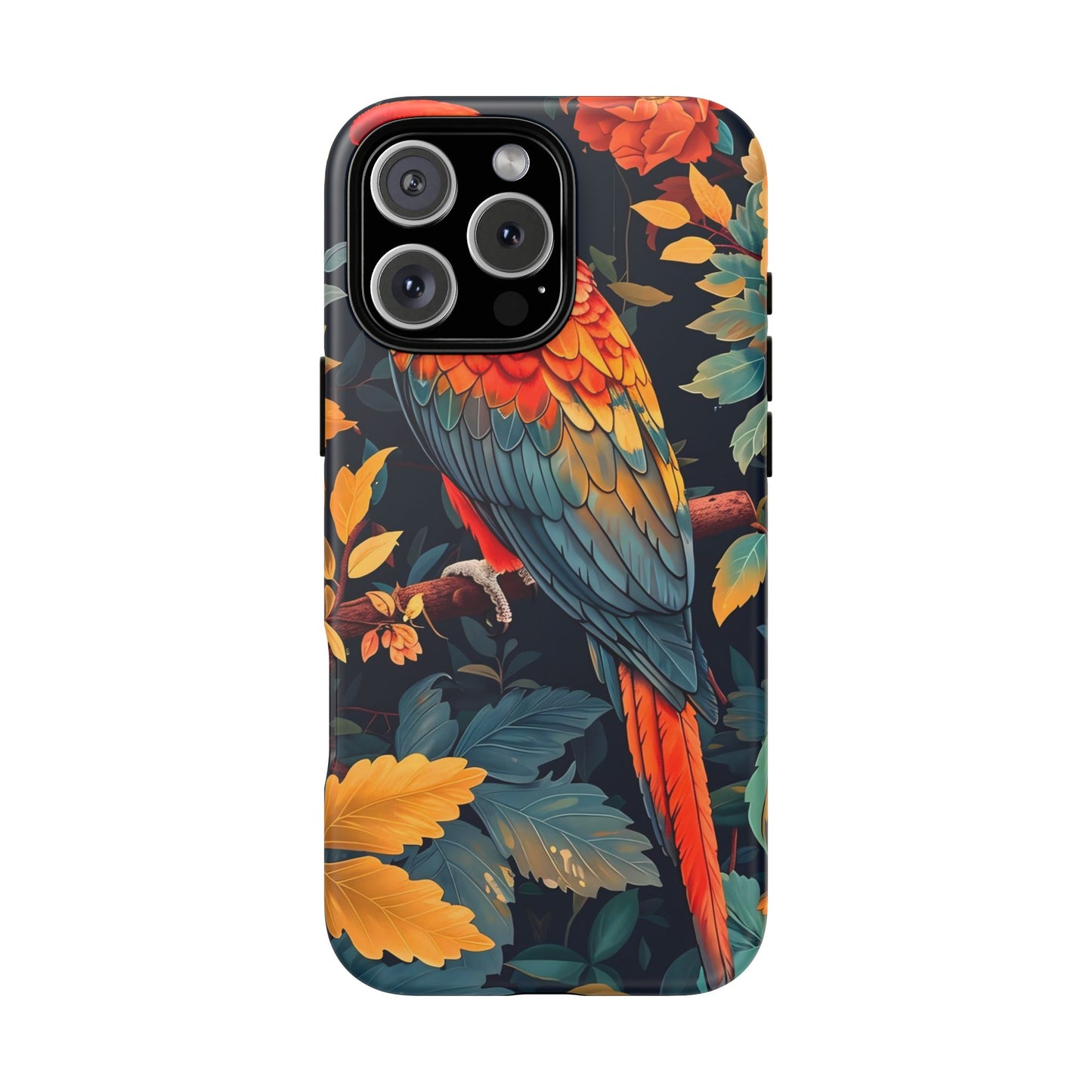Vibrant Parrot Phone Case - Tough, Stylish, Nature-Inspired, Tropical, Wildlife, Perfect Gift, Summer Vibes