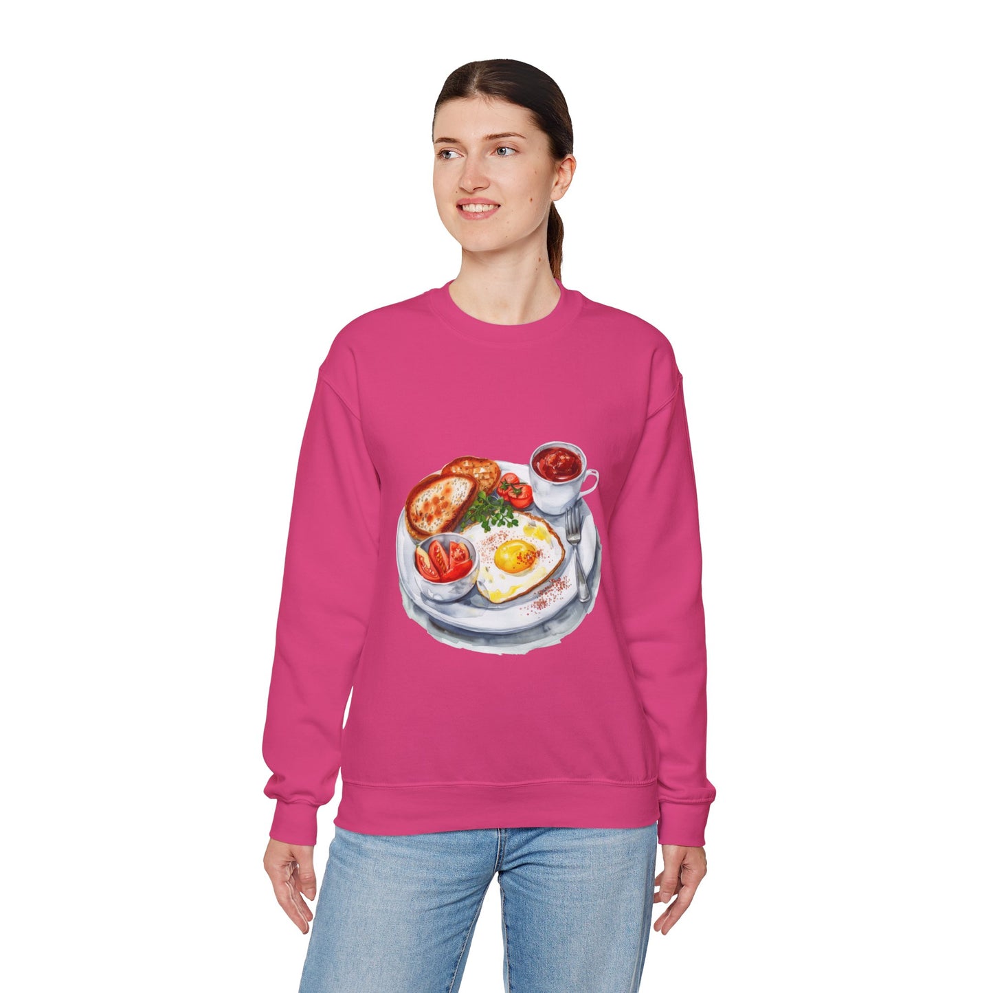 Unisex Heavy Blend™ Crewneck Sweatshirt - The British Table - A Feast of National Favorites