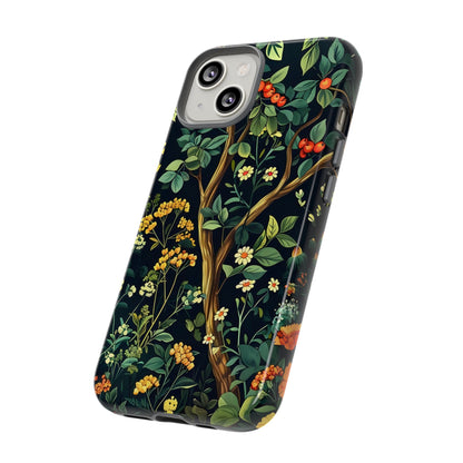 Floral iPhone Case, Nature Inspired Tough Case, Botanical Phone Cover, Eco-Friendly Gift, Unique Floral Design