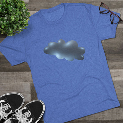 Serene Cloudscape - Dreamy Cloud Soft Unisex Tri-Blend Crew Tee