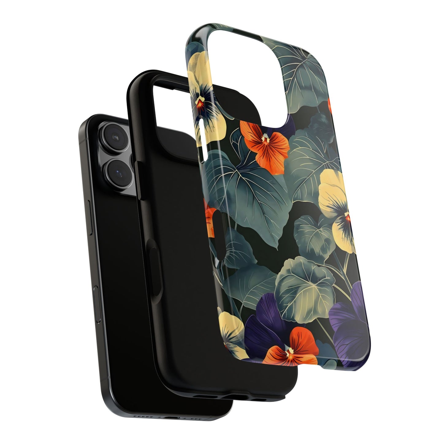Tough Cases Floral iPhone Case, Tough Phone Cover, Stylish Floral Design, Gift for Her, Summer Vibe, Durable Protective Case