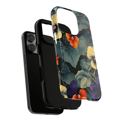 Tough Cases Floral iPhone Case, Tough Phone Cover, Stylish Floral Design, Gift for Her, Summer Vibe, Durable Protective Case