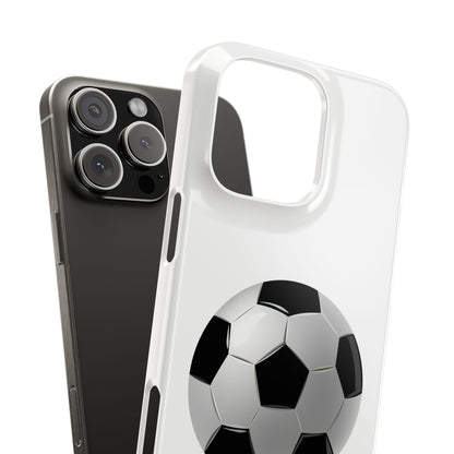 Soccer Ball Slim Phone Cases - Perfect for Sports Lovers, Gift for Athletes, Birthday Present, Stylish Accessories, Phone Protection