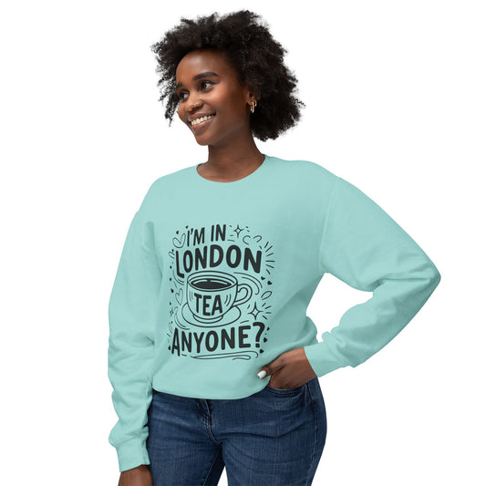 Unisex Lightweight Crewneck Sweatshirt - London's Nostalgic Tea