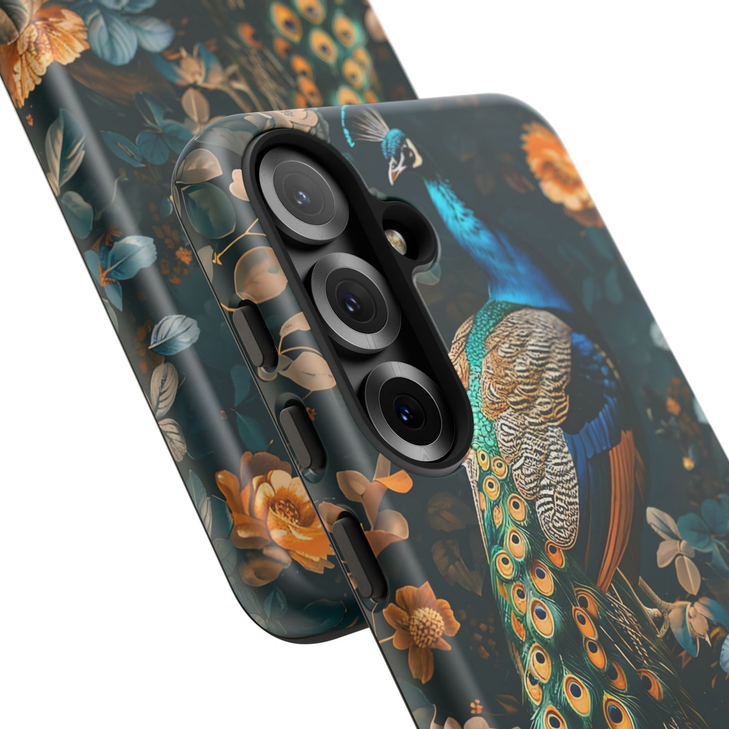 Peacock Phone Case - Elegant Floral Design, Tough Case for Protection, Unique Gift for Nature Lovers, Stylish Accessory, Eco-Friendly