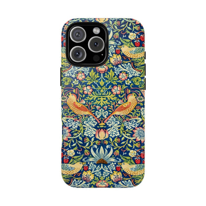 Floral Phone Case | Tough Cases, Stylish Protection, Unique Gift, Eco-Friendly, Floral Pattern, Bird Design
