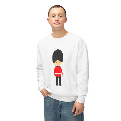 Unisex Lightweight Crewneck Sweatshirt - British Soldier Military Elegance and Honorable