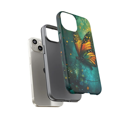 Colorful Butterfly Phone Case, Tough Cases for iPhone and Samsung, Cute Tech Accessories, Nature Lovers Gift, Vibrant Floral Design