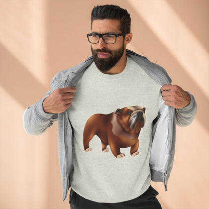 Unisex Crewneck Sweatshirt - Adorable British Dog