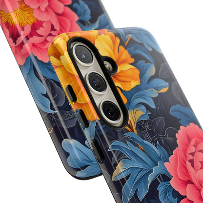 Floral Phone Case, Tough Cases, Stylish Mobile Cover, Gifts for Her, Phone Accessories, Unique Flower Design