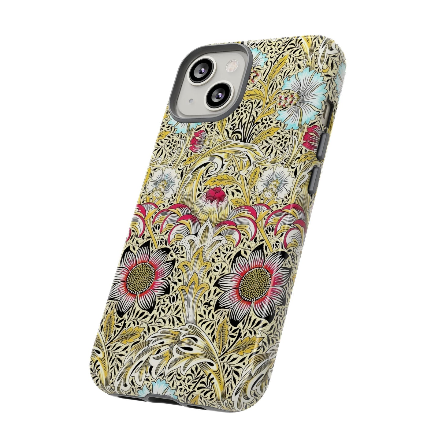 Floral Phone Case - Tough Cases, Floral Design, Stylish, Protective, Unique Gift for Her, Phone Accessories