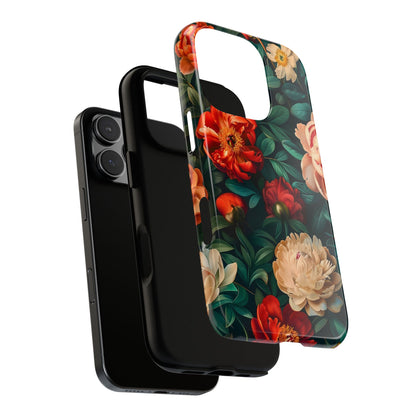 Floral Phone Case - Tough Cases, Vibrant Protection, Gift for Her, Cute Floral Design, Trendy Accessory, Perfect for Spring