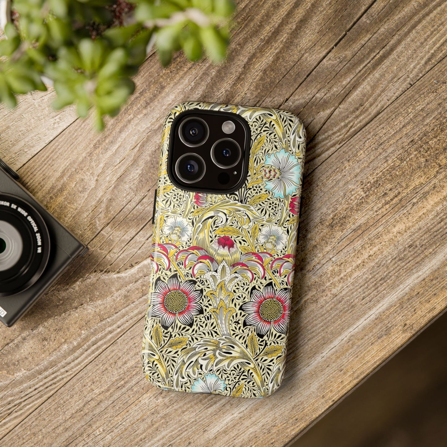 Floral Phone Case - Tough Cases, Floral Design, Stylish, Protective, Unique Gift for Her, Phone Accessories