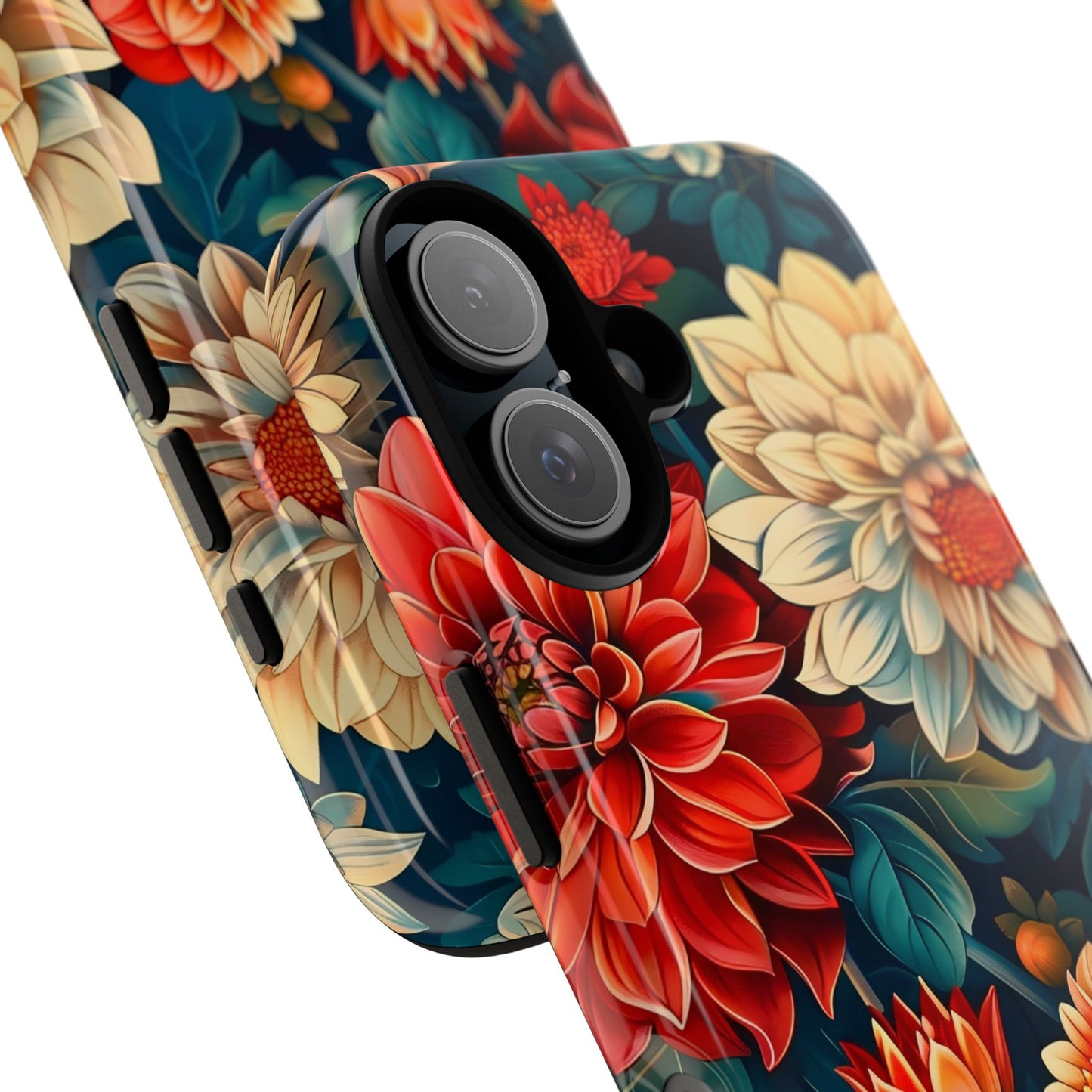 Floral Phone Case - Vibrant Tough Cases, Stylish Floral Cell Phone Cover, Gift for Her, Trendy Phone Accessory, Flower Design