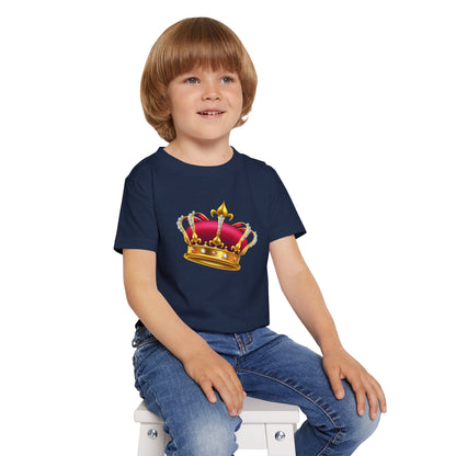 Royal Crown Toddler T-Shirt - Cute Kids Shirt for Little Royals - Perfect Birthday & Party Gift