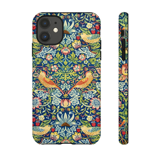 Floral Phone Case | Tough Cases, Stylish Protection, Unique Gift, Eco-Friendly, Floral Pattern, Bird Design