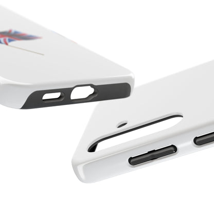 Union Jack Tough Phone Cases, Durable Phone Covers, British Flag Cases, UK Pride Accessories, Gift for Travelers