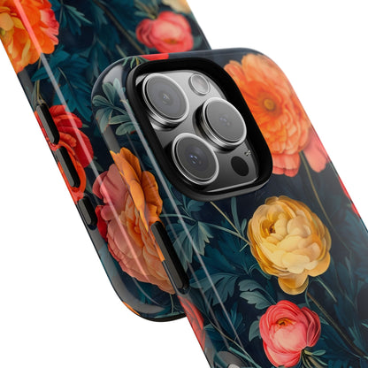 Floral Phone Case, Tough Cases for Phone Protection, Gift for Flower Lovers, Floral Designs, Spring Decor