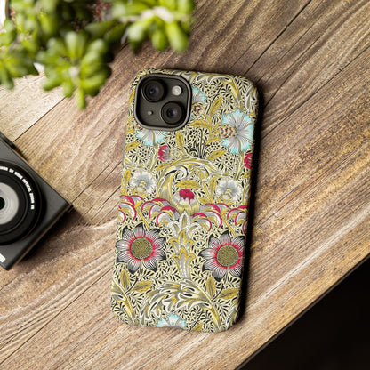 Floral Phone Case - Tough Cases, Floral Design, Stylish, Protective, Unique Gift for Her, Phone Accessories