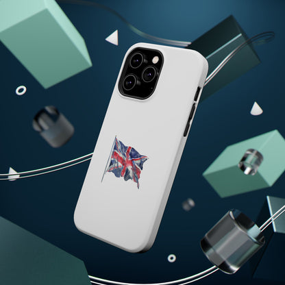UK Flag Magnetic Tough Case, Durable Phone Cover, British Pride Accessory, Gift for Travelers, Patriot’s Tech Protector