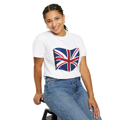 Unisex Garment-Dyed T-shirt - The Union Jack - Symbol of Britain