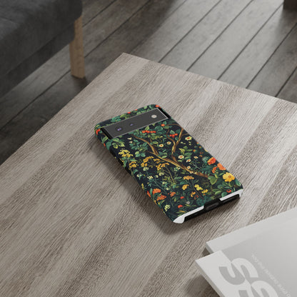 Floral Phone Case - Tough Cases, Colorful Nature Design, Gift for Flower Lovers, Phone Accessory, Unique Cell Phone Cover