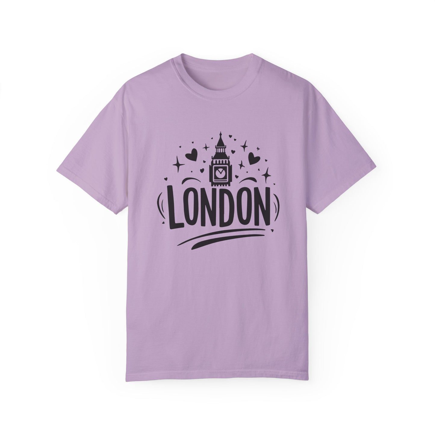 London Aesthetic - Timeless Cityscape Trendy Unisex Garment-Dyed T-shirt