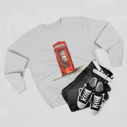 Unisex Crewneck Sweatshirt - Iconic British Public Telephone