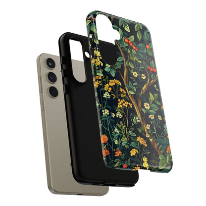 Floral iPhone Case, Nature Inspired Tough Case, Botanical Phone Cover, Eco-Friendly Gift, Unique Floral Design