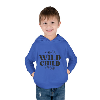Wild Child Toddler Fleece Hoodie - Cozy and Playful Kids Apparel